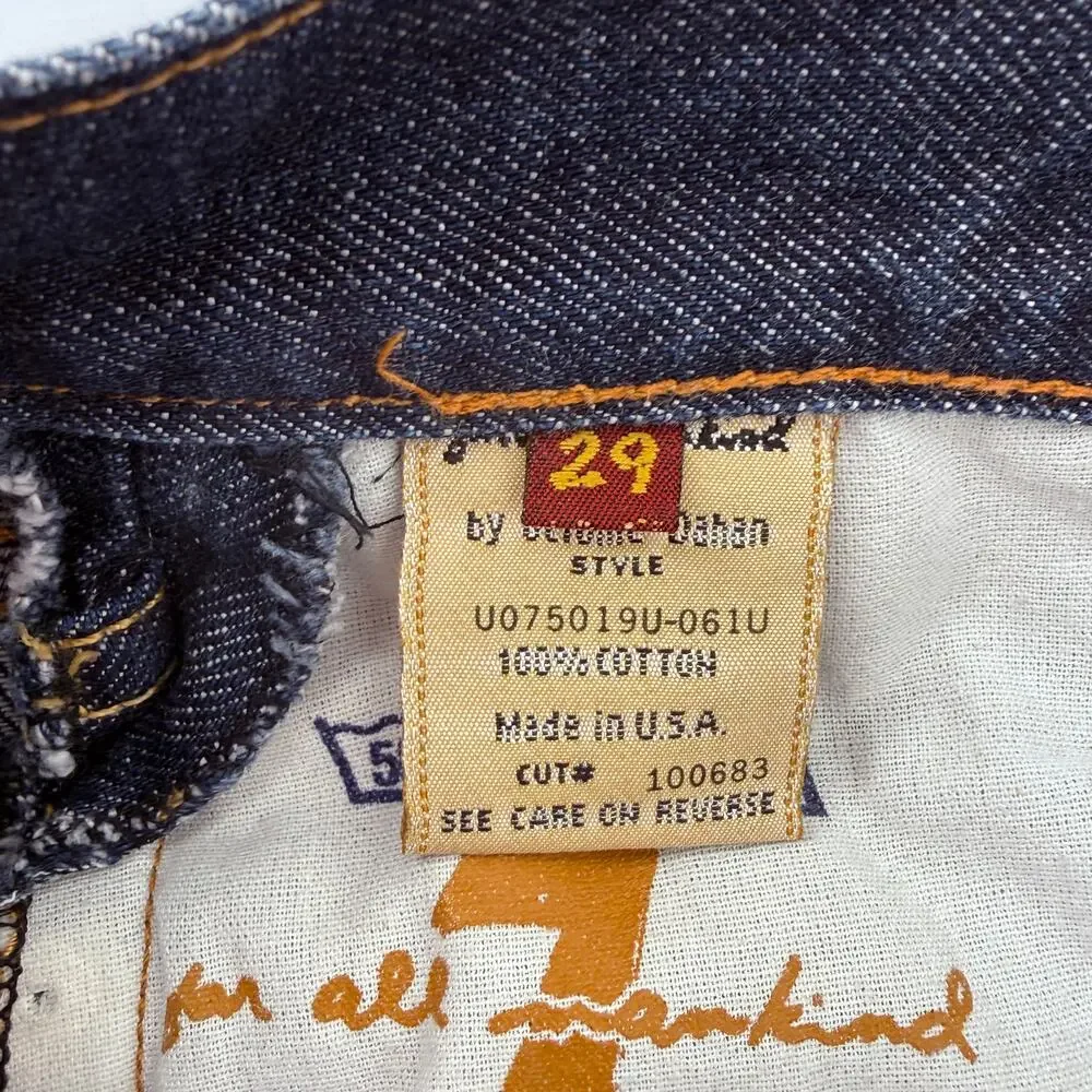 7 For All Mankind Bootcut Jeans Womens Sz 29 Dark Wash Denim - Picture 7 of 7
